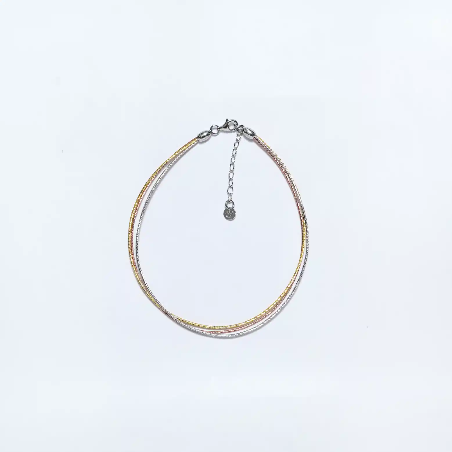 Triple-Strand Minimalist Anklet